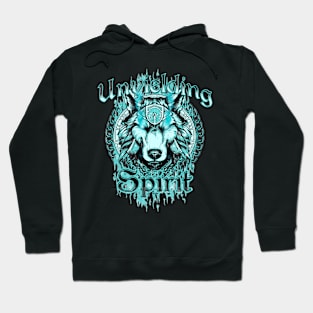 Unyielding Spirit Wolf Hoodie